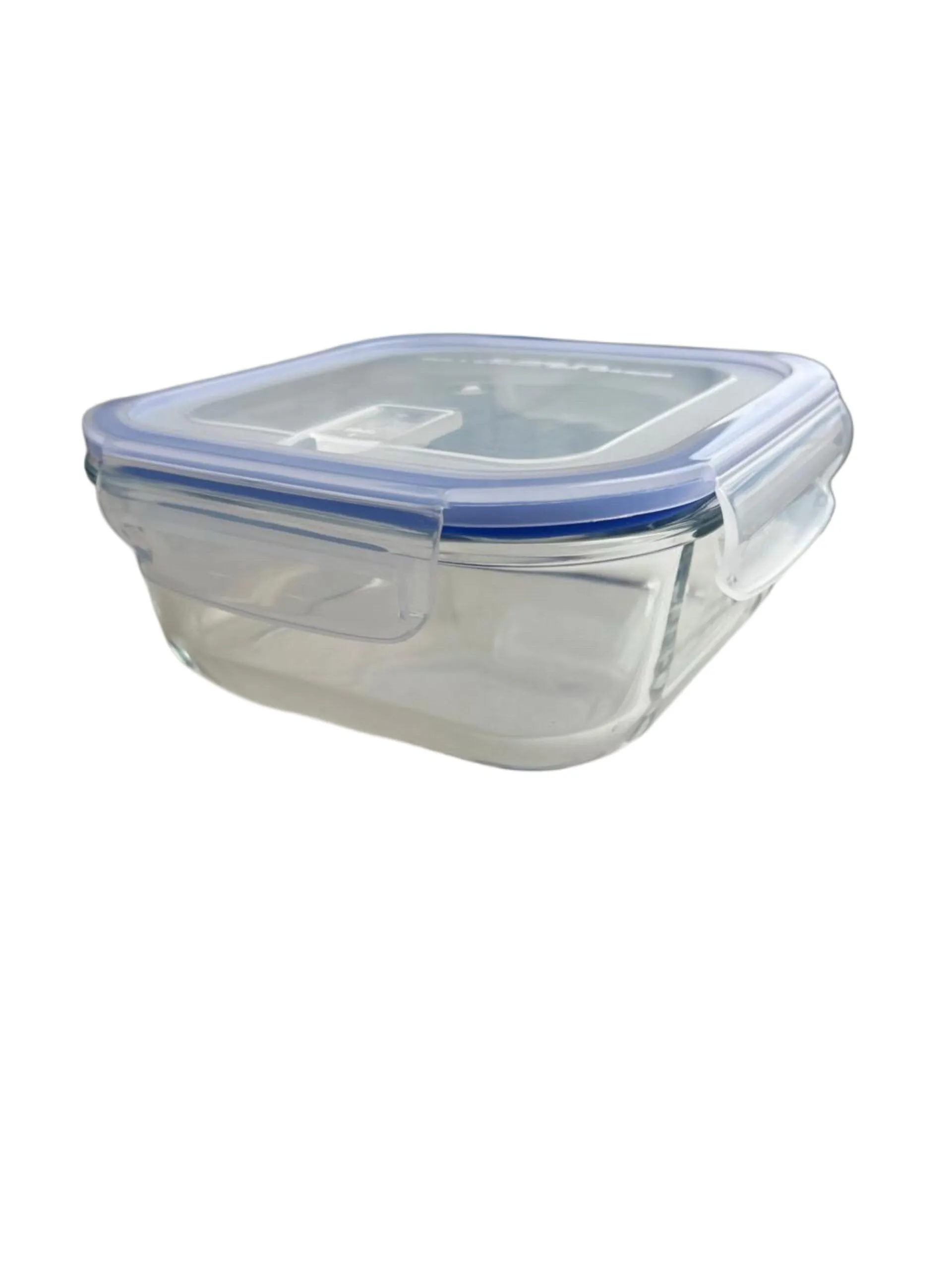 Recipiente Vidrio Cuadrado 1200 ml