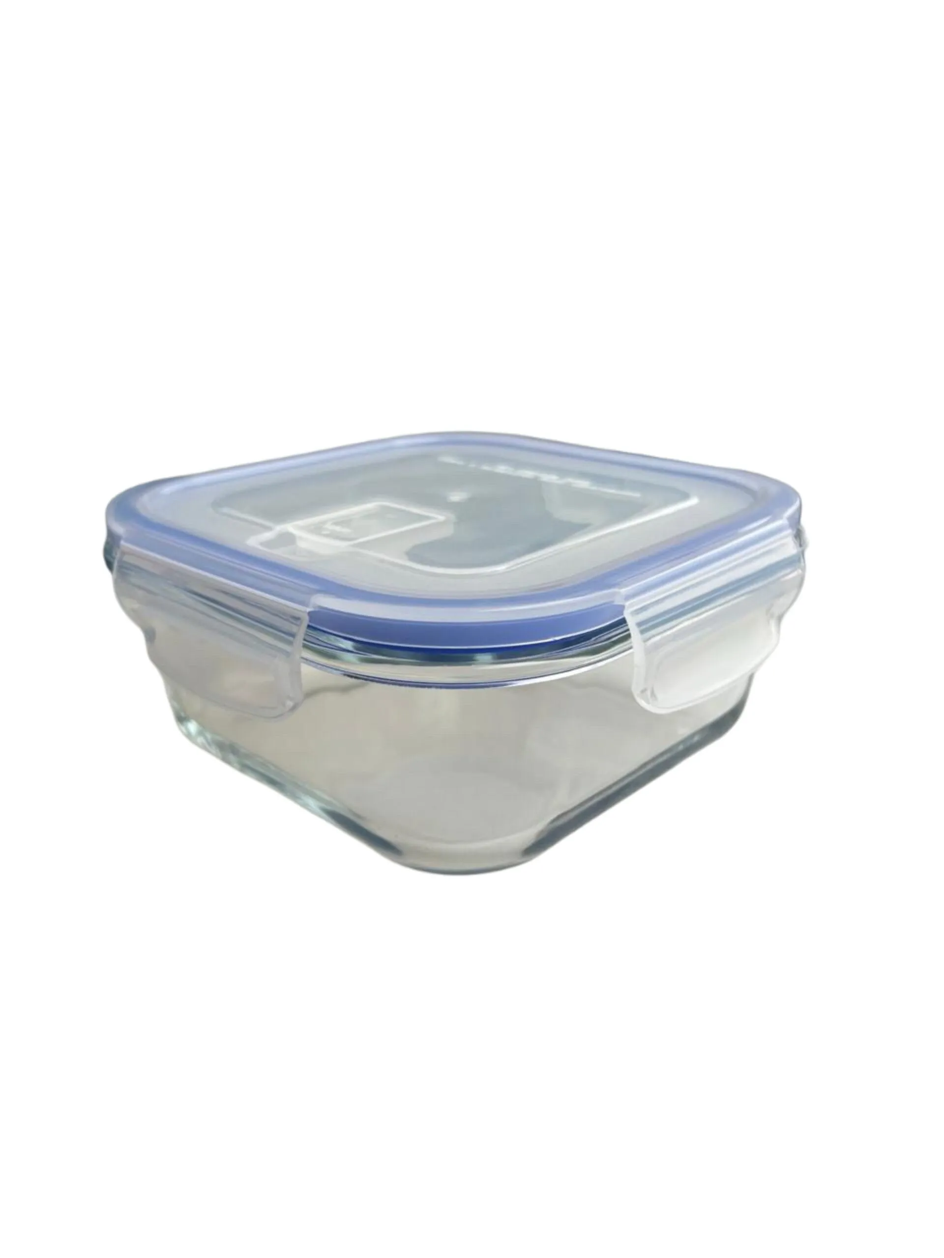 Recipiente Vidrio Cuadrado 800 ml