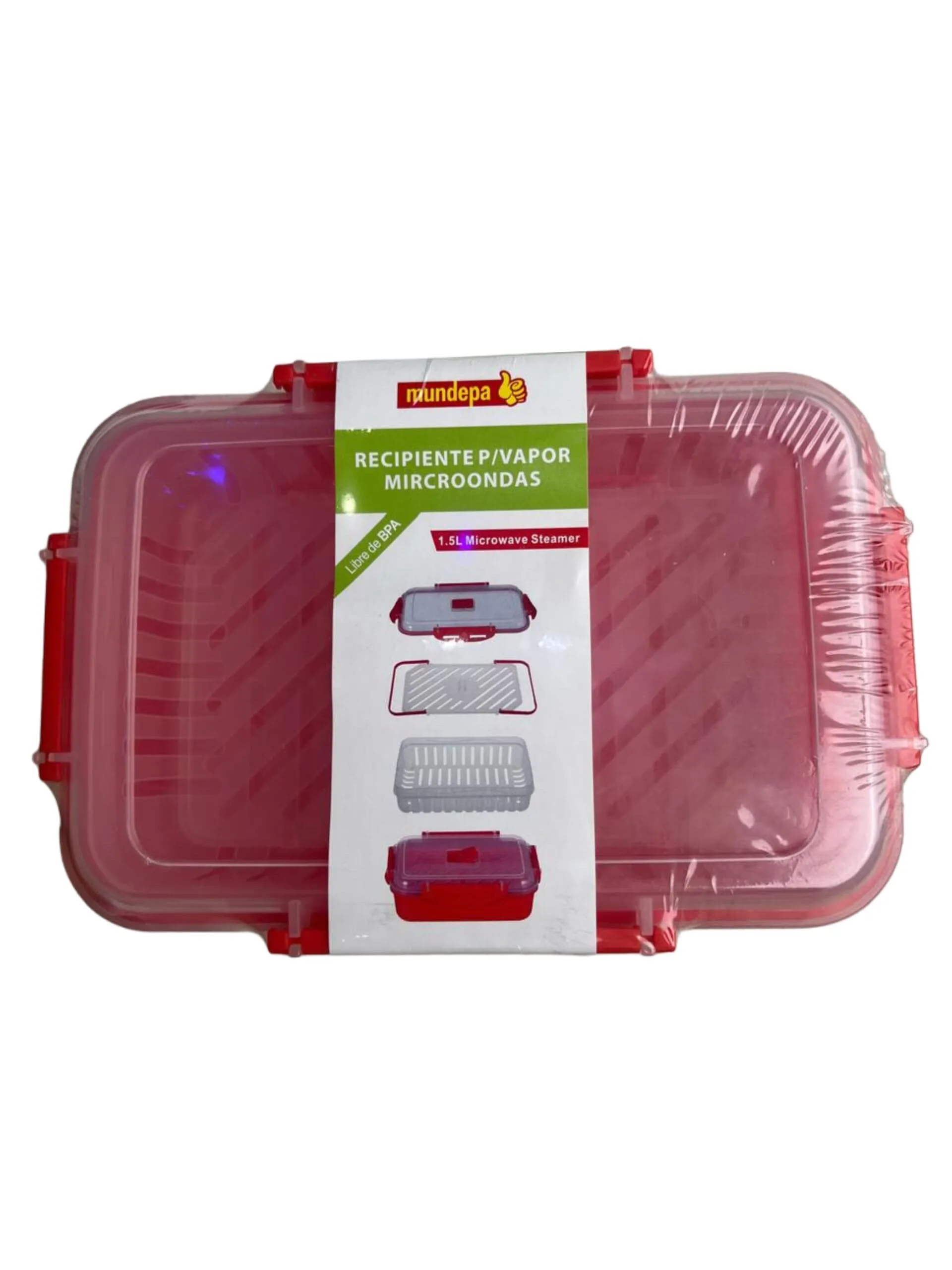 1.5 L Recipiente P/Vapor Microondas - Imagen 2