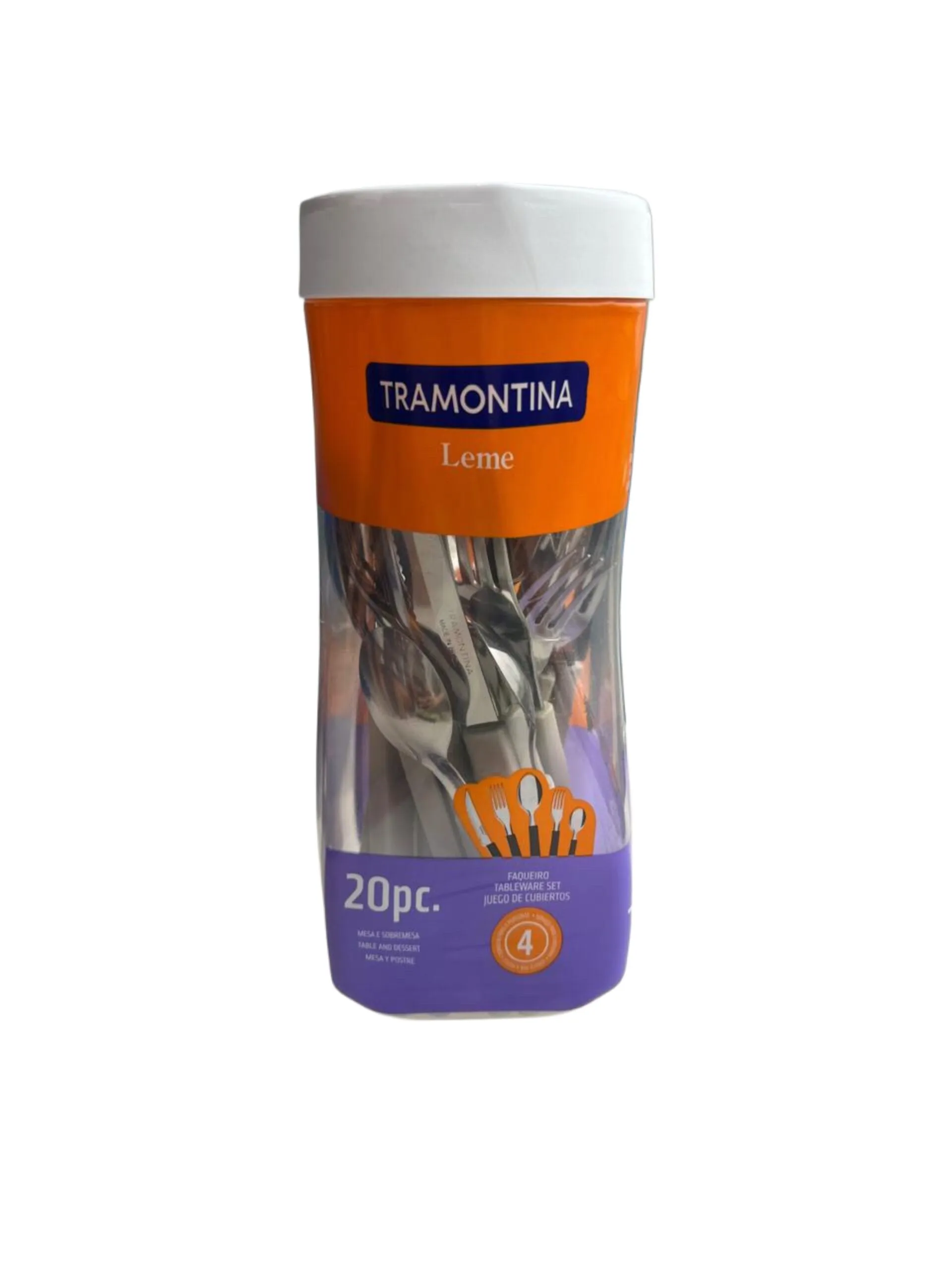 Tramontina Juego de Cubiertos 20 Piezas